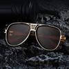 Men's Aviation Sunglasses Polarized Brown Sunglass HD Lens 2025 Trendy Brand Design SunGlasses for Driving FishingLunettes Homme