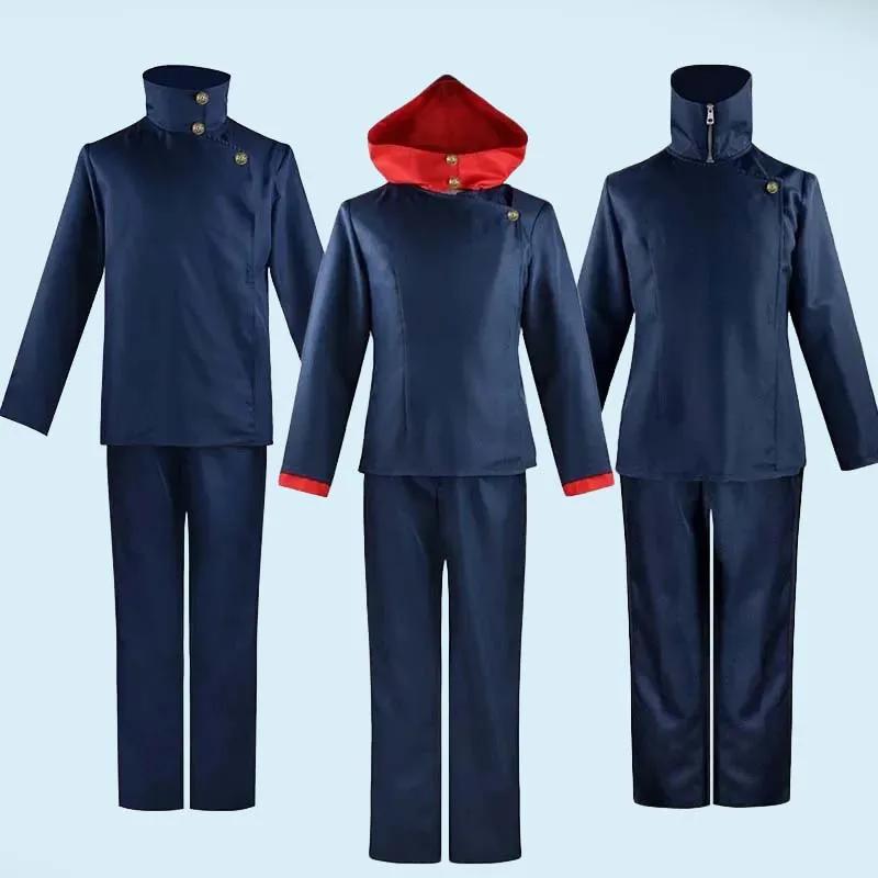 Jujutsu Kaisen Anime Cosplay Costume High School Uniform For Halloween Itadori Yuji Fushiguro Megumi Inumaki Toge