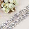 Newest Crystal Strass Rhinestone Trimming Waist Decorated Sash for Wedding Dresses Belts