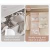 Space-Saving Hanging Clothes Organizer Zippered Mesh Underwear Storage Bag Rotating Hook Foldable Closet Socks Dispenser