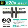 Bodytech Abdominal Roller with Mat Double Roller Ab Wheel Core Training for Home Workouts - Beginner-friendly - Quiet, Compact,