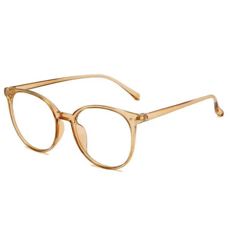 Nowość Okrągłe Okulary Blokujące Niebieskie Światło Okulary Komputerowe Oprawka Kobiety Mężczyźni Okulary Blokujące Okulary Optyczne