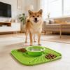 Haustier Slow Feeder Matte faltbare Silikon-Hundenapf mit Leckmatte Slow Feeding Puzzle Napf für Hunde und Katzen