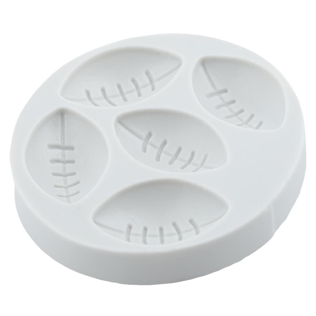 Basketball Silicone Molds Rugby Football Baseball Fondant Mold Cake Decorating Tools Cupcake Topper Candy Resin Clay Chocolate Gumpaste Mold