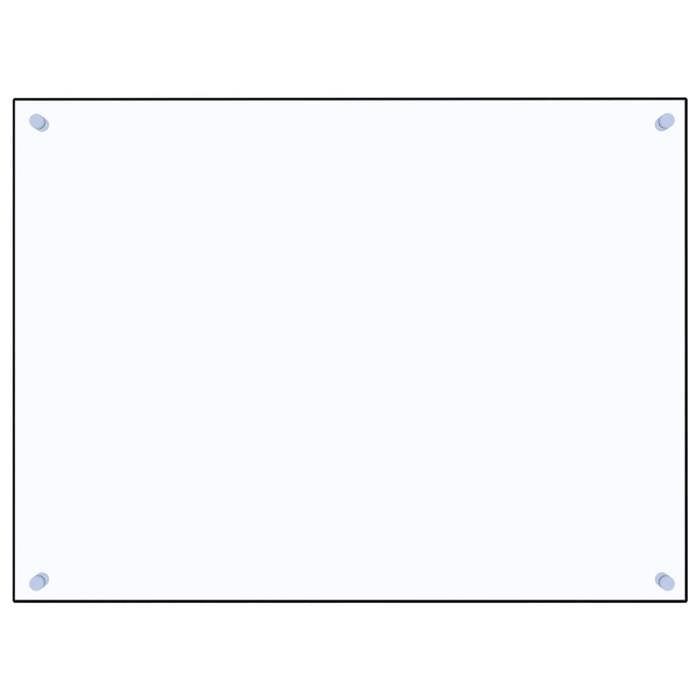 VidaXL Dosseret de cuisine Transparent 80x60 cm Verre trempé 249471
