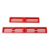 Angeleyes 180mm Length 180x6.5mm Bar Shaped Hole Dovetail Board Can Through M6 1/4 Inches Screws Black & Red Color