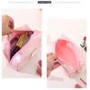 Octagon Bag Embroidery Alphabet Makeup Bag Large Capacity Toiletry Bag Travel Storage Bag Clutch Bag