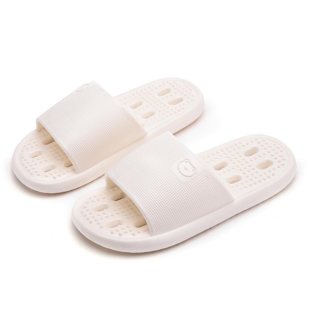 Qidashun Water-Draining Lightweight Unisex Summer Bathroom Slippers for Home