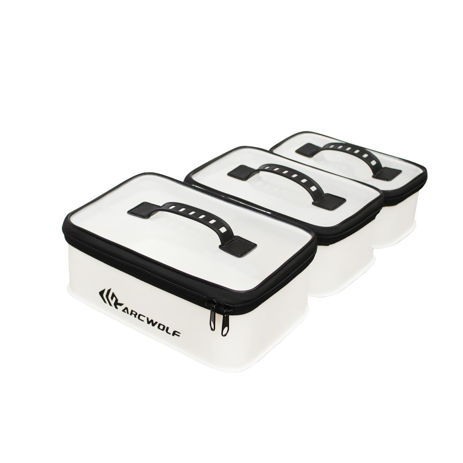 

Set of 3 Mini Tackle Boxes, Tackle Cases, Lure Cases, with Clear Lids, Multifunctional Fishing Gear, Fishing Cases, Fishing Storage Boxes, Tackle