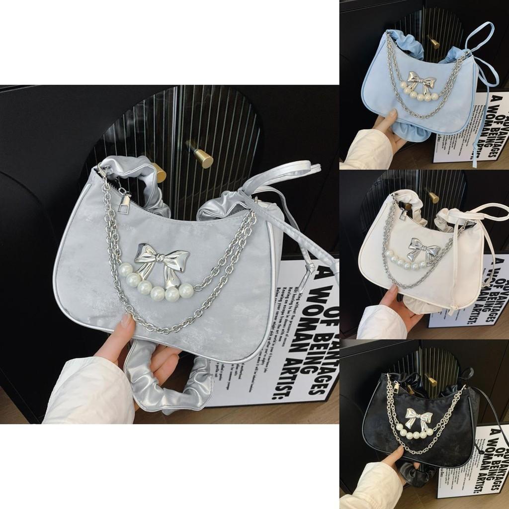 Stylish Chic Crescent Shoulder Bag 2024 Trendy Summer Pu Crossbody Bag