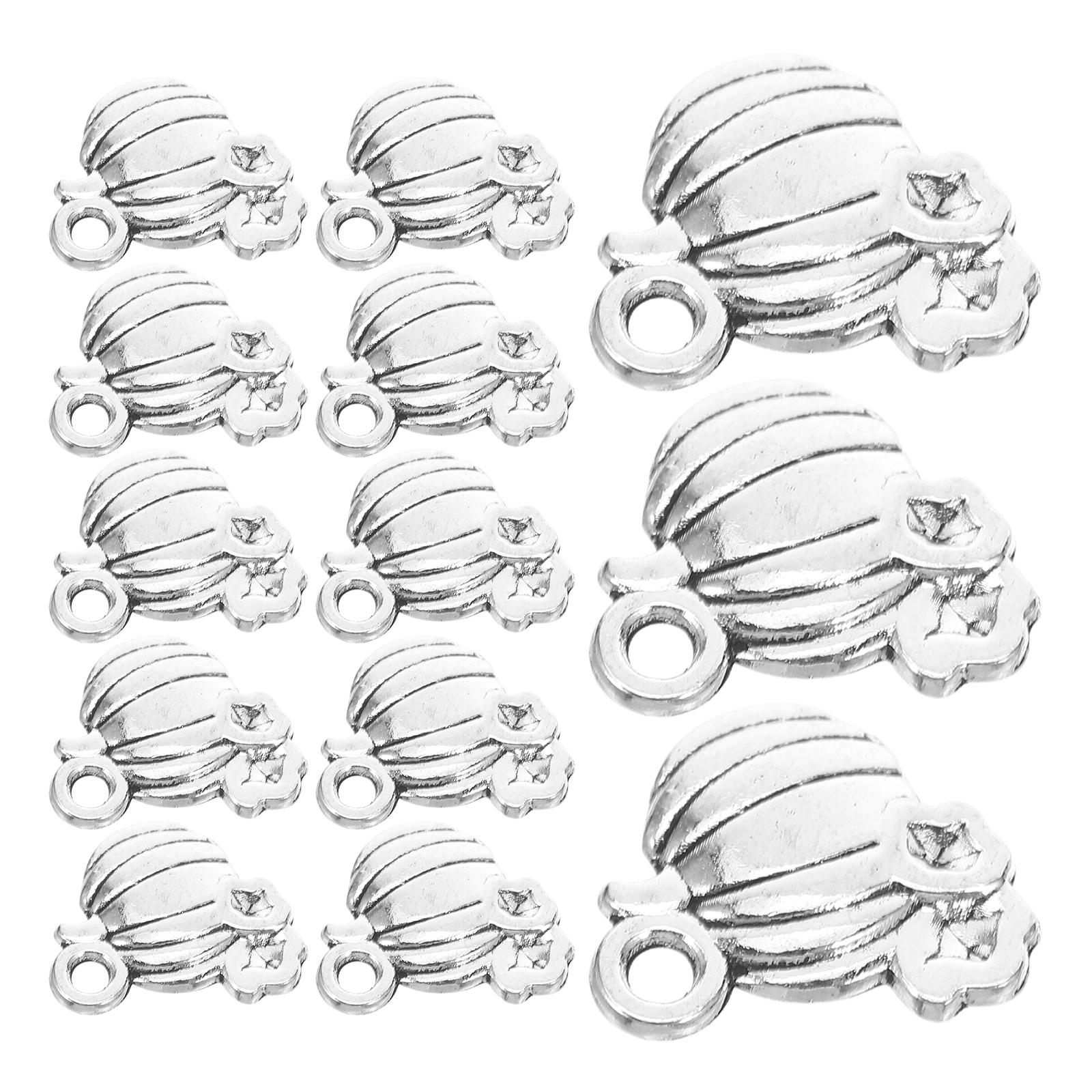 

80Pcs Pumpkin Pendant Accessories Halloween Charms Miniature Beads Fall Pumpkin Alloy Pendant For Jewelry Making Decoration Bulk