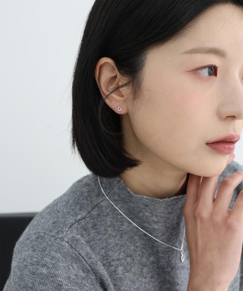 Febor Tempo Stud Earring_Silver