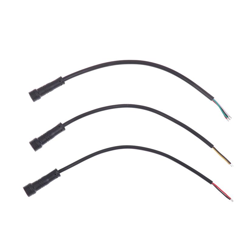 2Pin 3Pin 4Pin Male Cable Wire Plug Led Connector Jack Black Cable Wear Resistant Wire For Car Waterproof Socket Power Cord