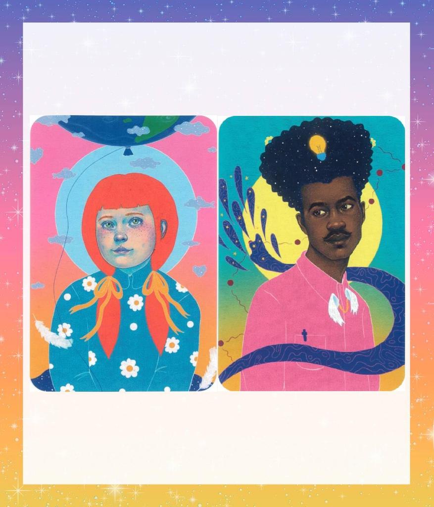 Angels for Modern Mystics Oracle Cards, Tarot Cards, Fortune Telling, with Japanese Booklet [Authentic]