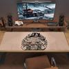 Cuphead & Mugman Druck Kissen Rutschfest Laptop Tablet Großes Mauspads XXL Matte Mini-PC Spielmatte Mit Verriegelter Kante