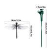 Repellente Naturale per Mosche Esterno in PVC Solare Repellente per Zanzare da Giardino Picchetti a Clip per Libellule Resistente alle Intemperie Controllo Moscerini della Frutta Giardino