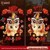 AVADEN 2026 Year of the Horse 5D Window Decals