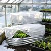 Heavy Duty Plant Frost Blanket Winter Protection Cover for Raised Garden Bed, with Aluminum Liner, Drawstring Closure, Reusable Freeze Insulation 4 x