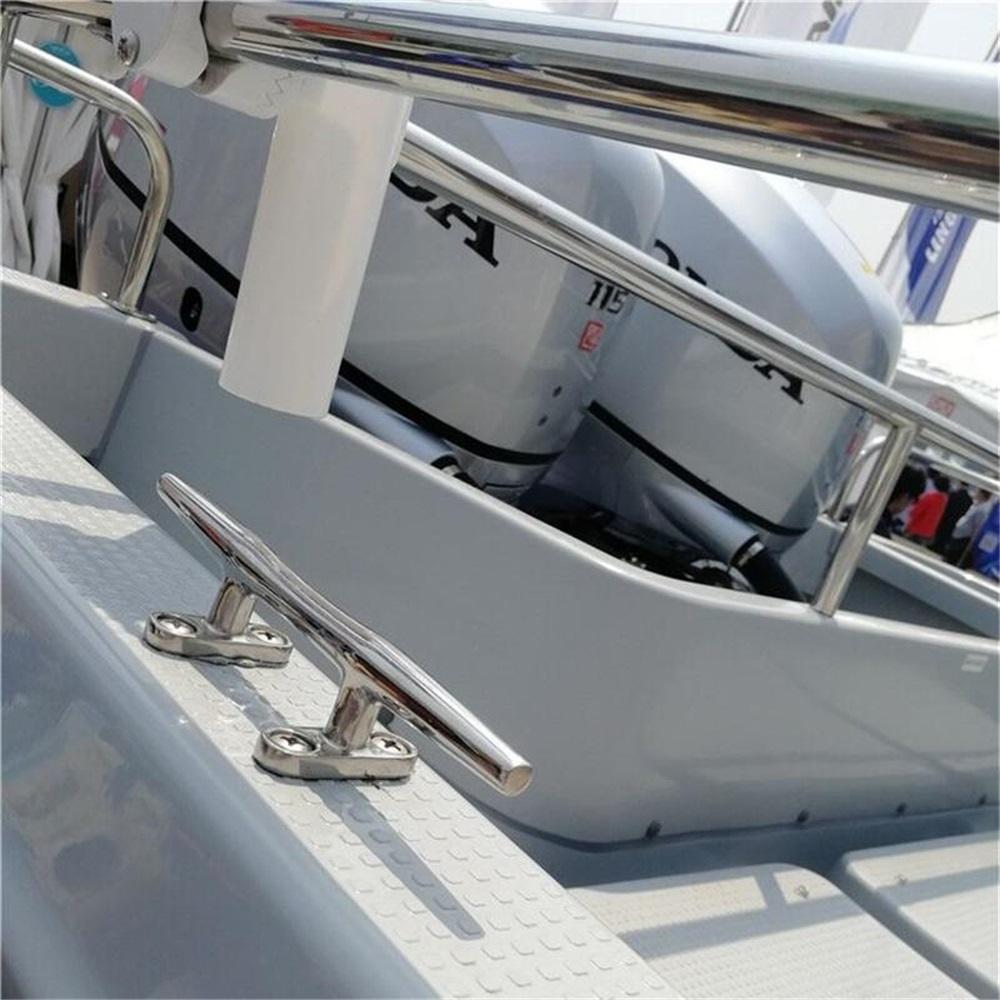 Bootsklampe, Edelstahl 316, offene Basis, Bootsstegklampen, 10,2 cm