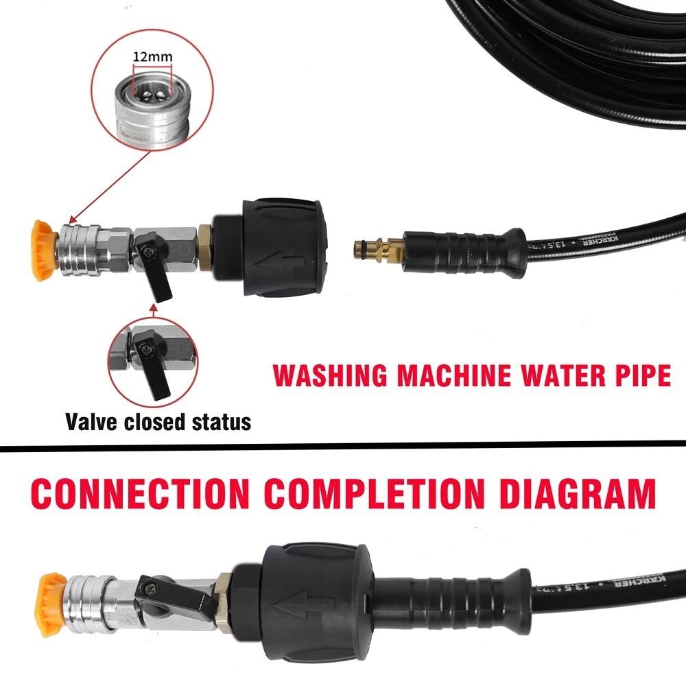 Car accessories water gun High portable pressure washer Valve Multifunctional Connecting Assembly for M22-14,Karcher,Lavor,Bo