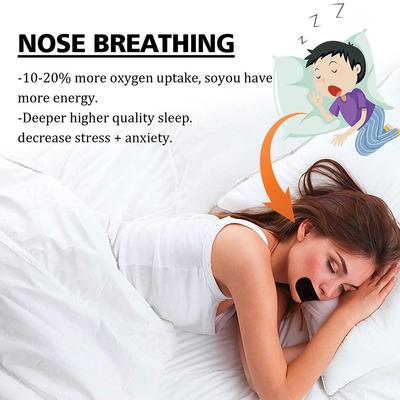 30/60pcs Mouth Tape for Sleep Anti Snoring Mouth Strips Allergenic Medical Grade Nose Breathing Strips Reduce Mouth Dryness