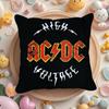 Hot AC-DC Rock Band  Pillowcases cushion covers living room sofas home decor gifts