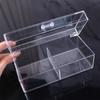 Large Capacity Photo Card Storage Box Acrylic DIY Make Up Organizer Dust Proof Saving Space Container Case with Lid