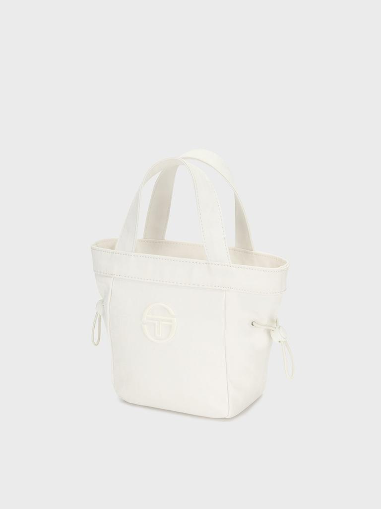 Sergio Tacchini W Daily String Monogram Mini Crossbody Bag (Ivory)