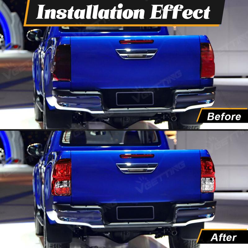 Left/Right Tail Lamp Auto Rear Tail Light Wire Harness Car Accessories No Bulbs For Toyota Hilux Revo Pickup 2015 2016 2017 2018