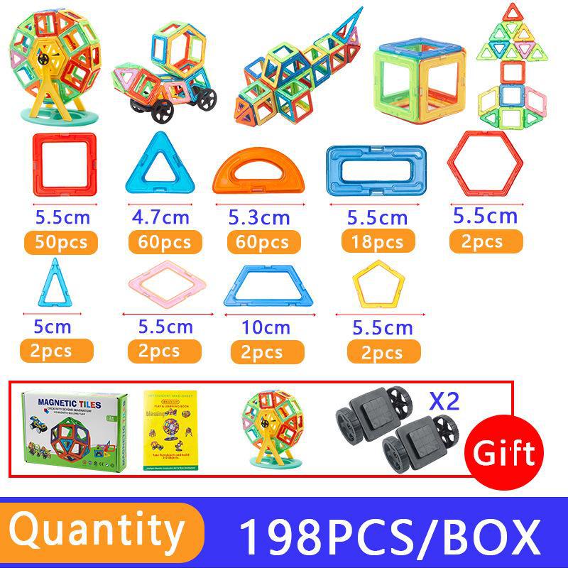 Magnetic Building Blocks for Kids - Educational and Strong Magnet Toy Set