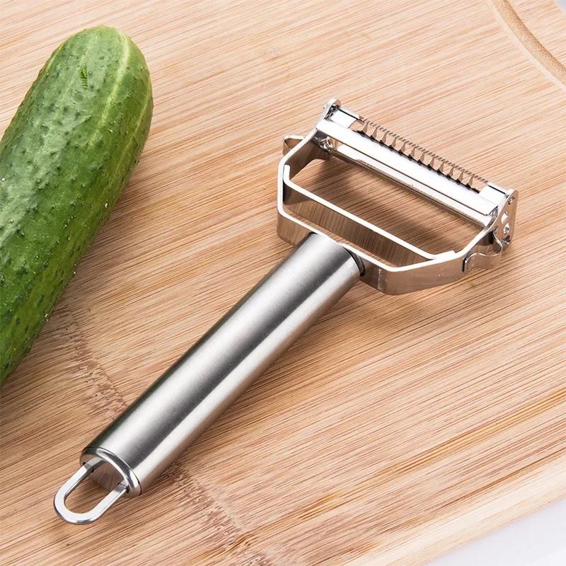 Stainless Steel Vegetable Peeler Potato Peeler Multi-Function Cucumber Carrot Grater Fruit Tools Portable Kitchen Accessories