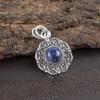 Ciondolo in sodalite, ciondolo in argento sterling massiccio 925 con pietra preziosa, ciondolo con pietra portafortuna fatto a mano, regalo per lui