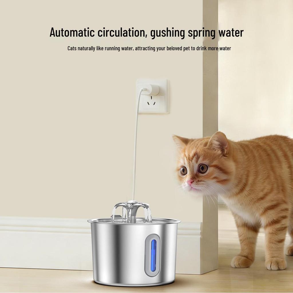 2.2L Automatic Circulating Pet Water Dispenser for Cats & Dogs