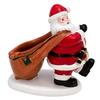 Decorative Resin Gift Holder Santa Claus Candy Bowl, Christmas Tabletop Ornament with Holiday Party Table Centerpiece Storage Slot, Creative