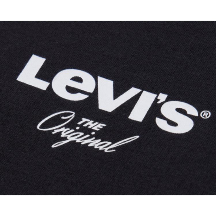 Levis Color Block Round Neck Letter Print Short Sleeve T-Shirt Men Tops 22491-1210