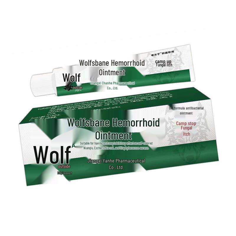 

Крем от зуда при геморрое Wolf Poison - Растительная антибактериальная мазь для наружного применения