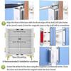 28kg Strong Magnetic Closet Door Magnet 2 Pieces Stainless Steel Magnetic Closet Door Catches For Furniture Strong Powerful Magnet For Drawers, Shower