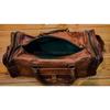 Messenger Schulter Aktentasche Laptoptasche Vintage Leder Herren echte braune Ziege