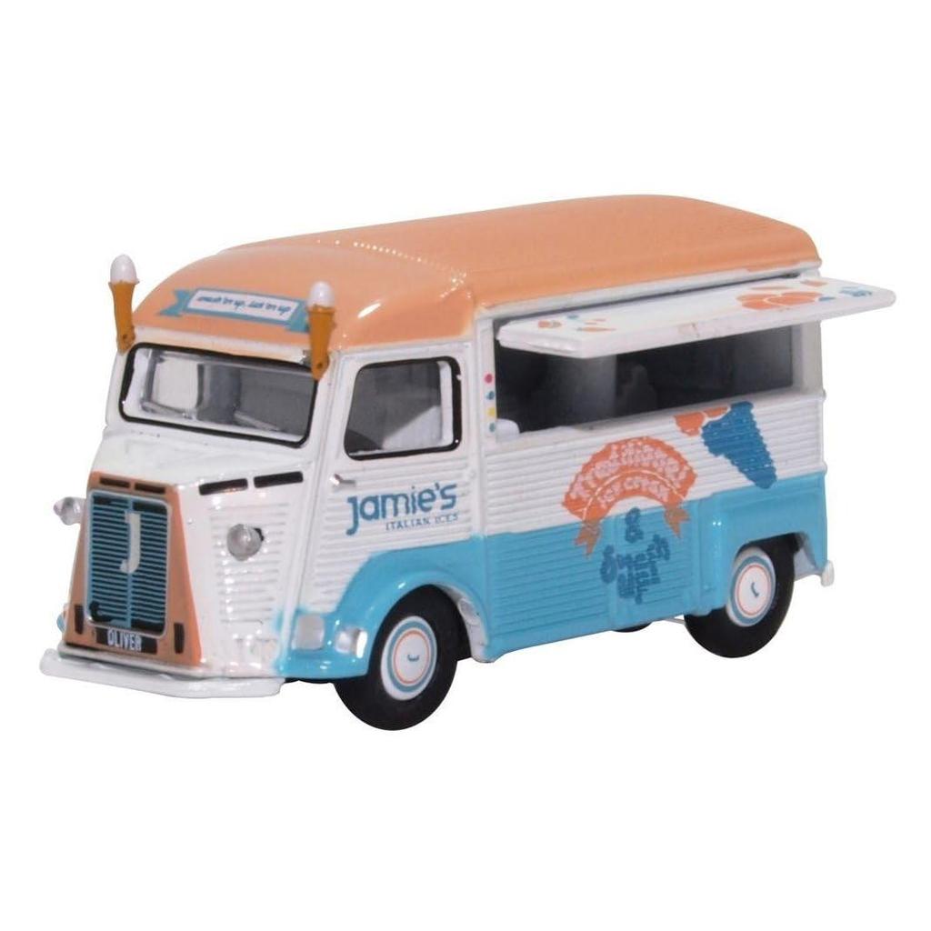 OXFORD Citroën H Type Van Miniature Car 1/76 CITROEN VAN Catering Van Ice Cream Shop OXF76CIT001