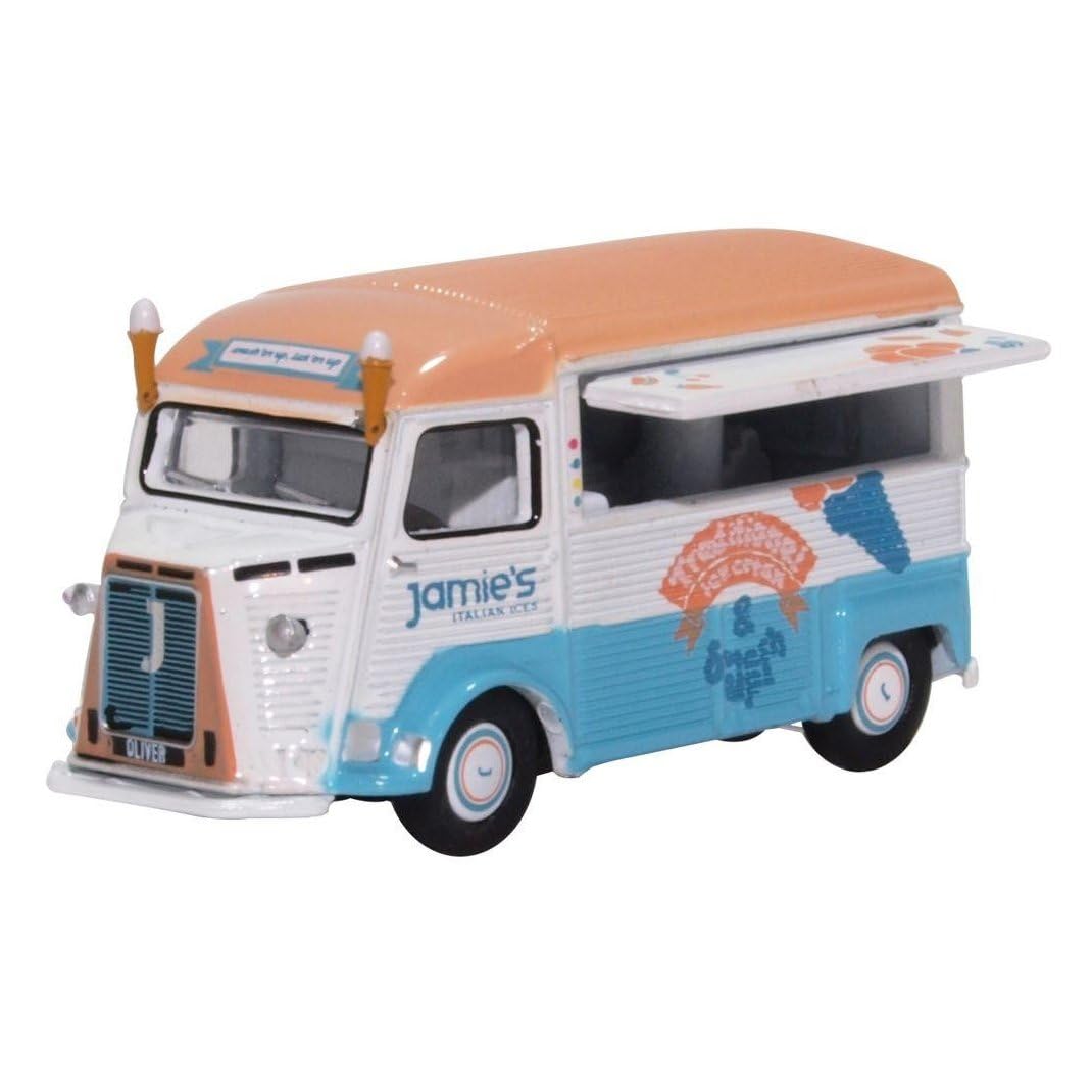 

OXFORD Citroen Van Minicar CITROEN VAN Catering Van Ice Cream Shop OXF76CIT001 H-Type 1/76 [Parallel import] світло-синій колір