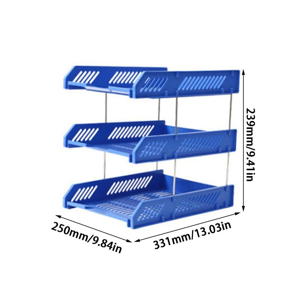 Stackable File Rack Vertical A4 File Tray New Letter Tray  for Home Office School