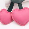 Stylish Cherrys Designs PU Leather Keychain For Women Portable Bag Charm Accessory