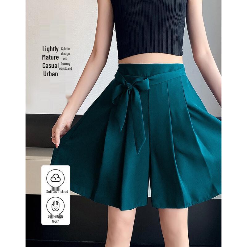 

Demana Women s Casual Skirt Pants with Belt S