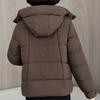 Plus Size L-5XL Middle Age Female Coat Winter Jackets Hooded Loose Thick Warm Women Parkas