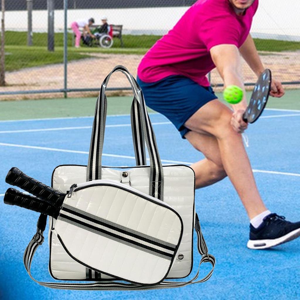 Tenisová taška na badminton s ramenním popruhem pro uložení rakety na okurky