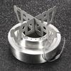 Lixada Titanium Alcohol Stove Rack Cross Stand Outdoor Camping Stove Stand Support Rack