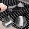 Stainless Steel BBQ Grill Cleaning Brush