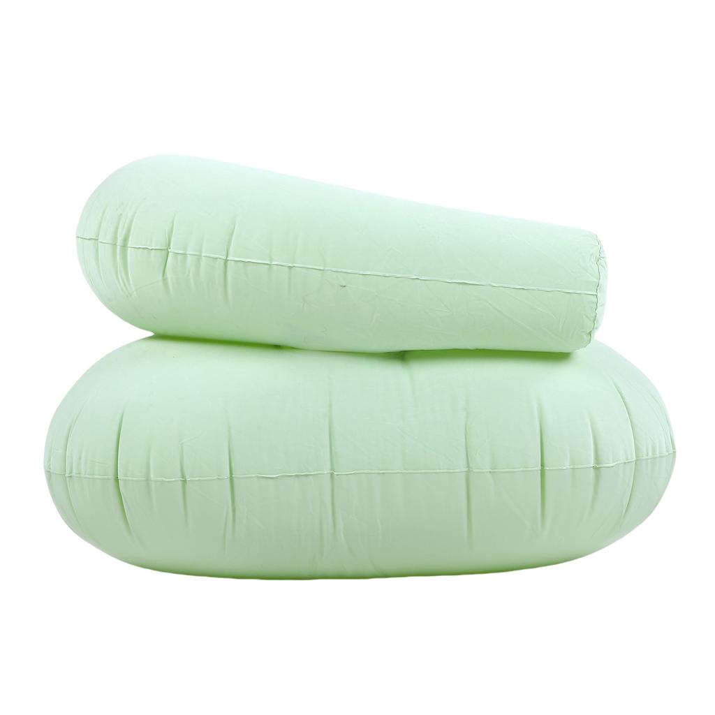 Aufblasbarer Loungesessel Liegestuhl Sofa U-förmig Aufblasbar PVC Beflockung Tragbare Couch für Zuhause Büro Balkon Boden