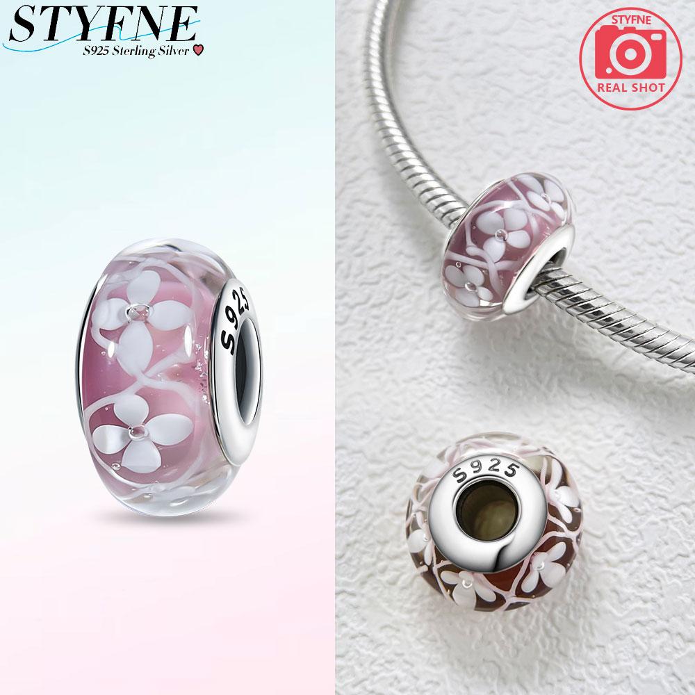 Peculiar Murano Glass Bead Butterfly Colorful Starry Sky Beads Fit Bracelet Women Diy Gift Murano Accessories Jewelry