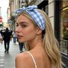Non Slip Ocean Fish Print Headband with Cute Bow Perfect for Wide Hair Hoop Lovers